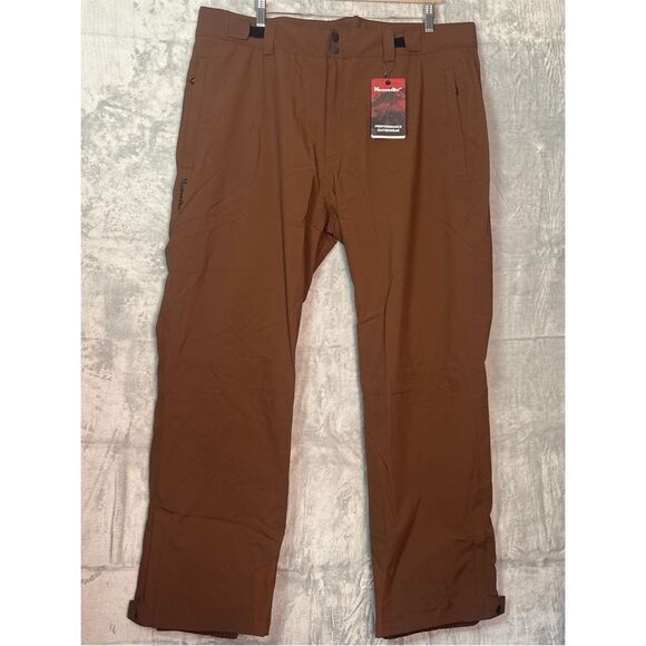 NWT New Moosejaw Brown Waterproof Insulated Mens Ski and Snow Pants Size XL - Picture 1 of 15